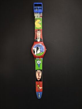 Vintage Swatch watch-  1997 Gent "CHAMPS DE ZURI", GR134STD